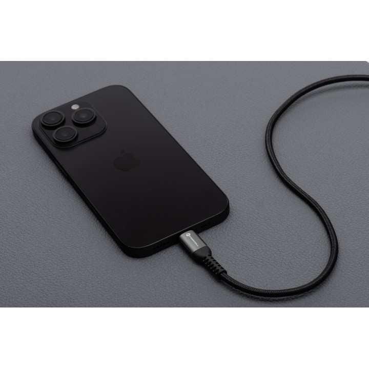 USB-C to USB-C cable Forcell F-Energy QC4.0 PD 5A 240W Cafule 3 m C263 black