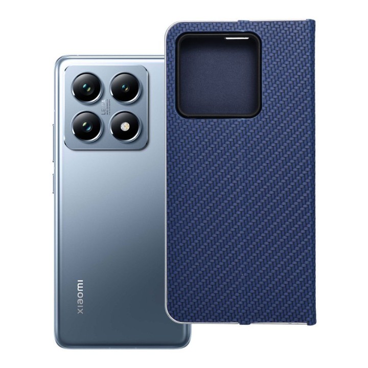 Чохол з клапаном для Xiaomi 14T Luna Book Carbon синій