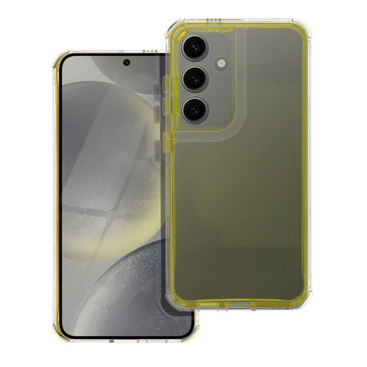 Etui na Samsung A36 5G Matrix Clear żółte