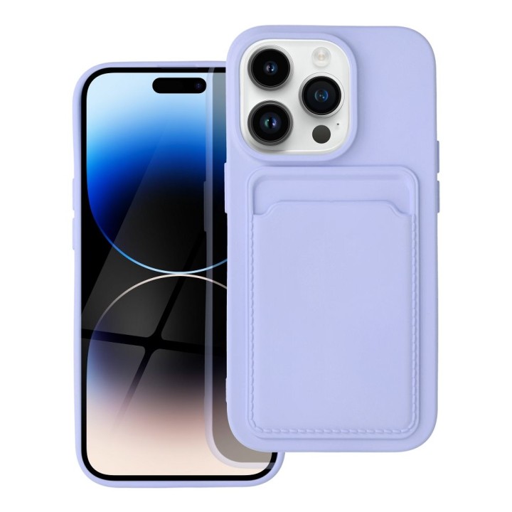 Case for iPhone 14 PRO Card Case purple