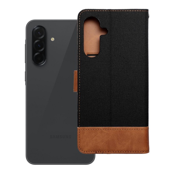 Чехол с клапаном для Samsung A36 5G Jeans Book черный