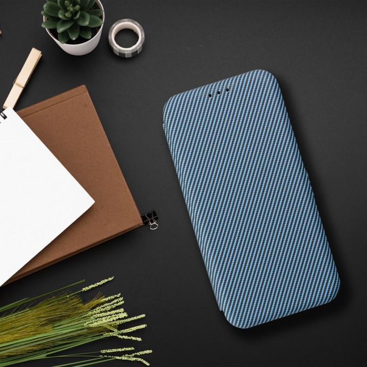 Чохол з клапаном для iPhone 16 PLUS Folio Side Magnet синій