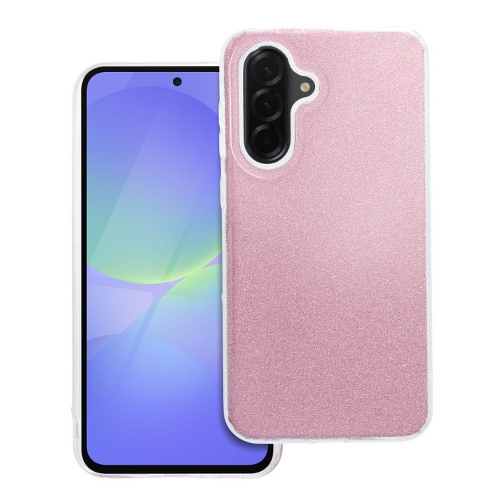 Etui na Samsung A36 5G Shining różowe