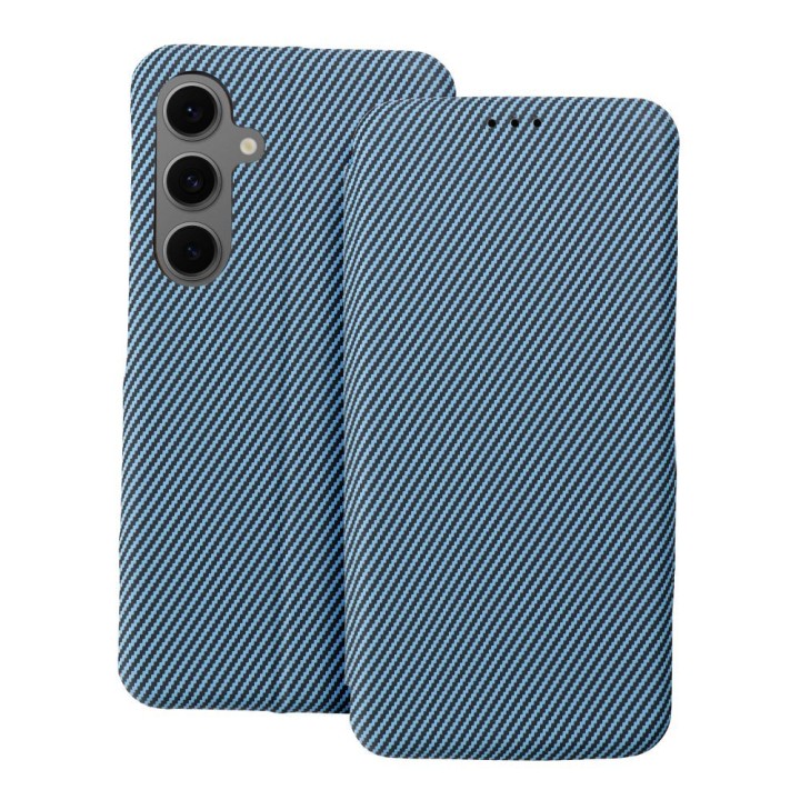 Чохол з клапаном для Samsung S25 PLUS Folio Side Magnet синій