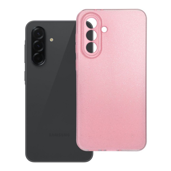 Etui na Samsung A36 5G Clear Case 2 mm Blink różowe