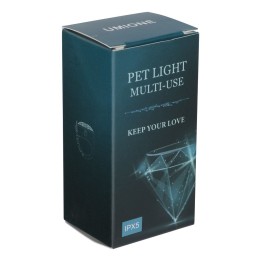 Diamond-shaped safety lamp for pets UMO21003