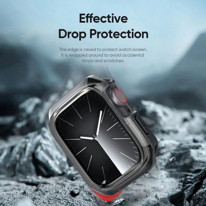 DUX DUCIS case TAMO for Apple Watch series 10 46 mm transparent with black