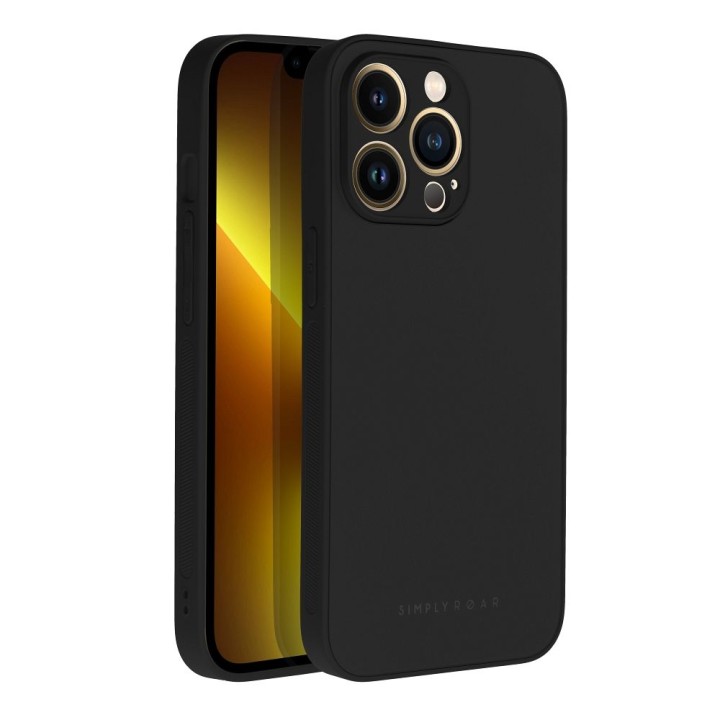 Чохол Roar Matte Glass Case - для iPhone 12 чорний