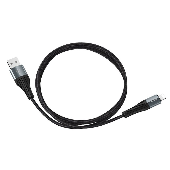 Cable USB A for Lightning Hoco 2,4A 1 m X38 black