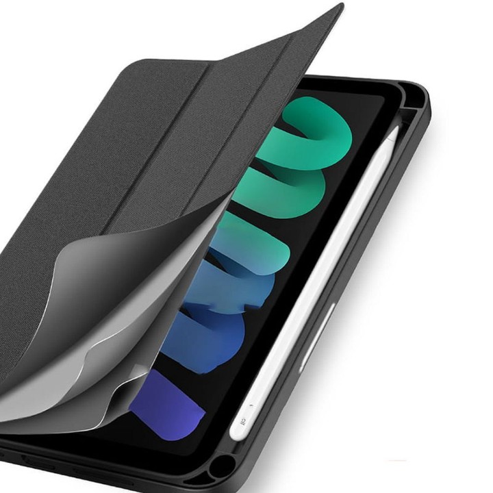 DUX DUCIS case DOMO foldable with a stylus compartment for iPad mini 7/6 black