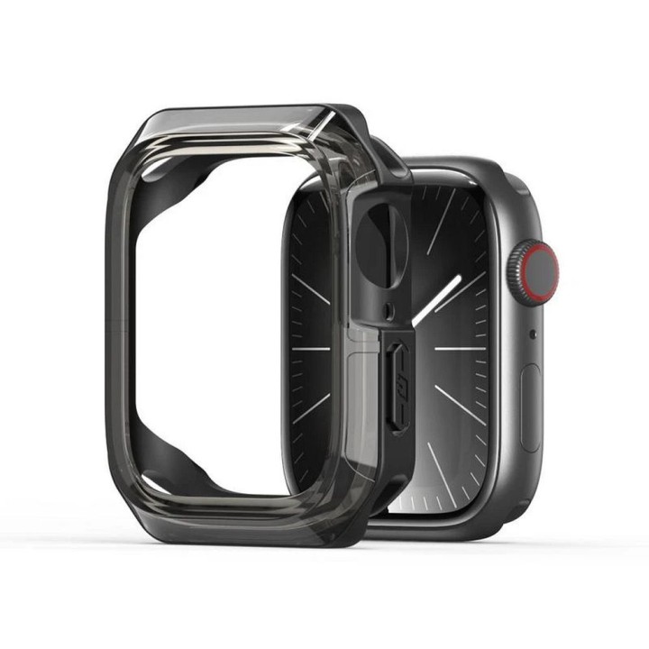 DUX DUCIS чохол TAMO для Apple Watch серії 10 46 mm прозорий з чорним