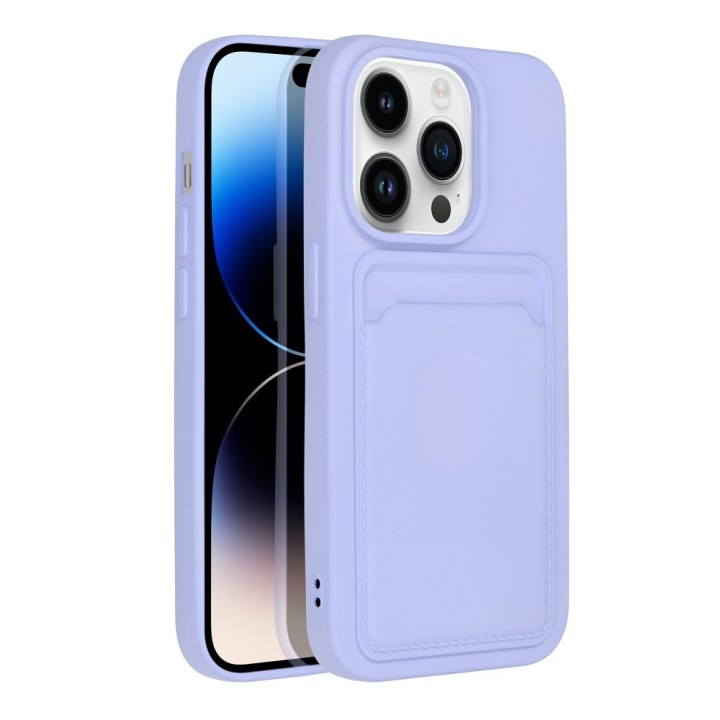 Etui na iPhone 14 PRO Card Case fioletowe