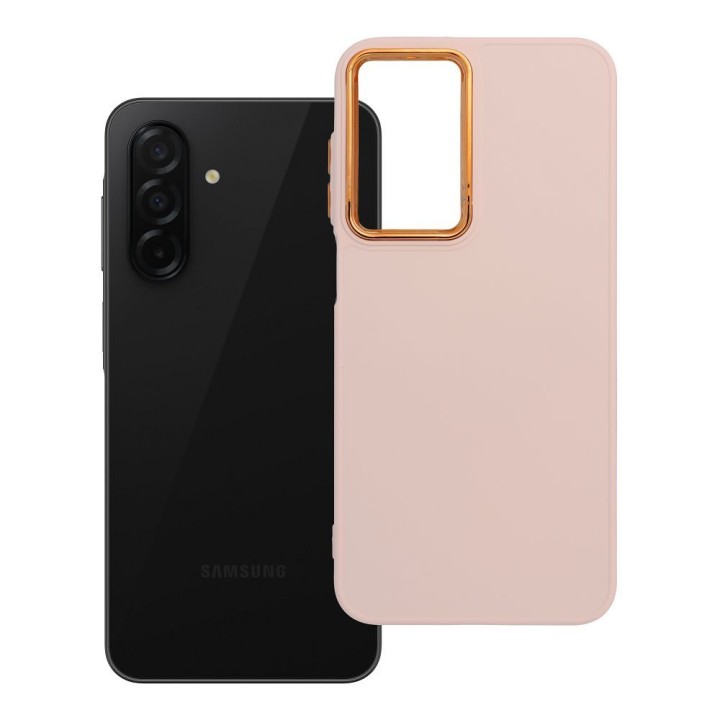 Чехол для Samsung A26 5G Frame пудрово-розовый