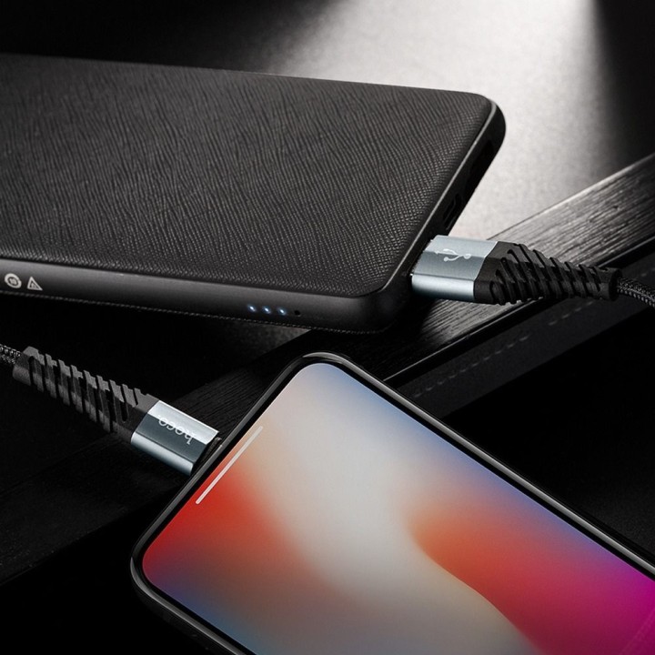 Кабель USB A для Lightning Hoco 2,4A 1 m X38 черный