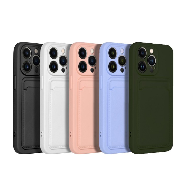 Etui na iPhone 14 PRO Card Case fioletowe