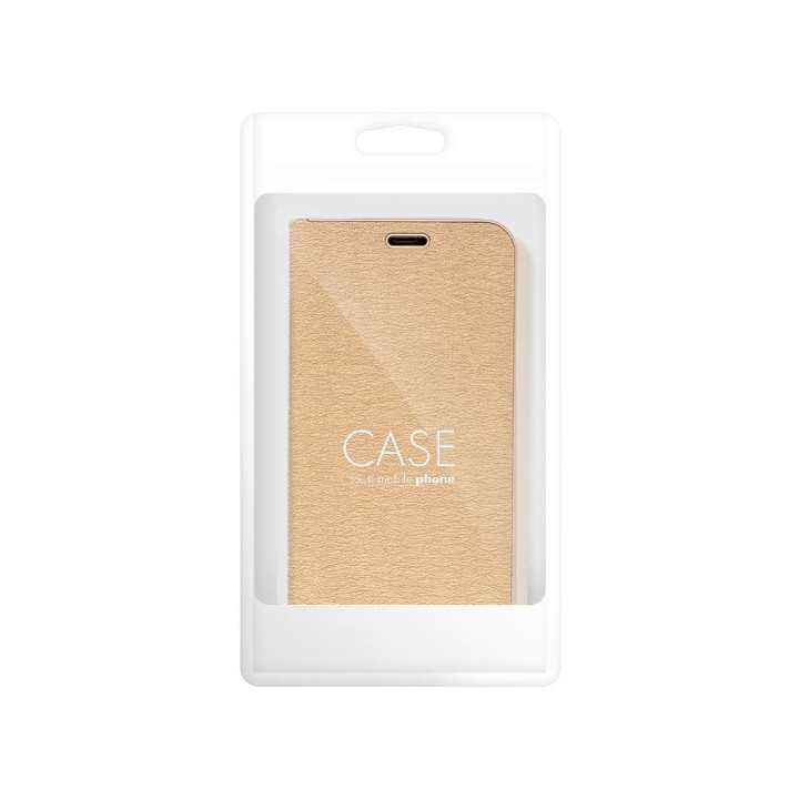 Чехол с клапаном для Samsung A26 5G Luna Book Gold золотой