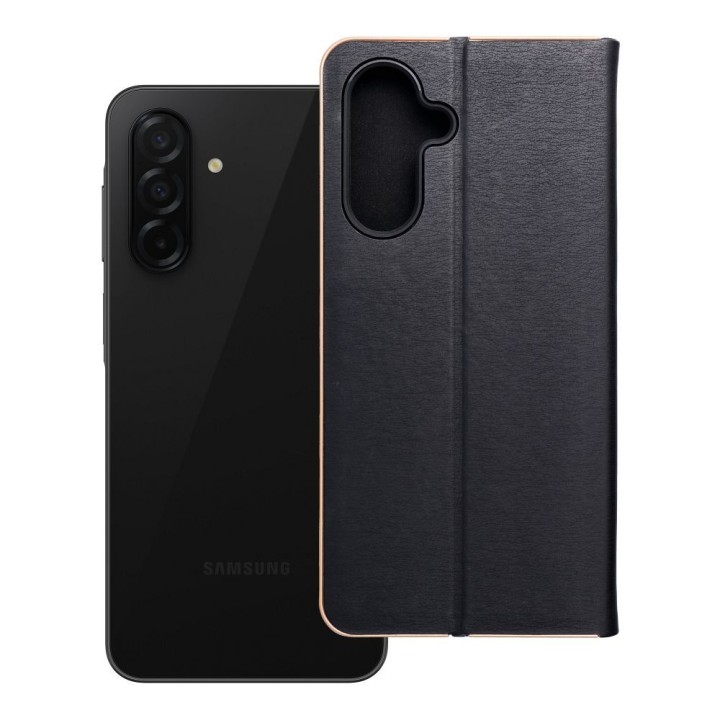 Flip case for Samsung A26 5G Luna Book Gold black