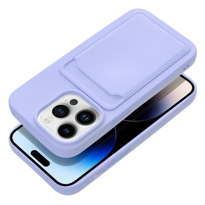 Case for iPhone 14 PRO Card Case purple