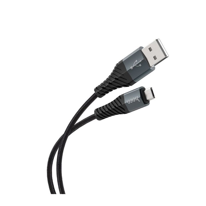 Cable USB A for Lightning Hoco 2,4A 1 m X38 black