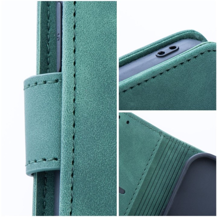 Flip case for Samsung A56 5G Tender Book green