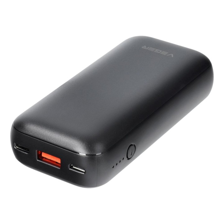 Повербанк Veger S10 (W1135) PD QC3.0 3A 20W 10000 mAh чорний