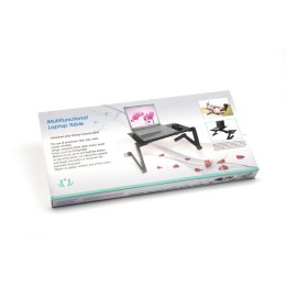 Podstawka pod laptop uniwersalna regulowana + chłodzenie YL-803 czerwona