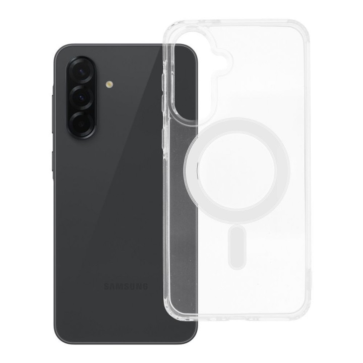 Case for Samsung A36 Clear Mag Cover (Str) MagSafe compatible transparent