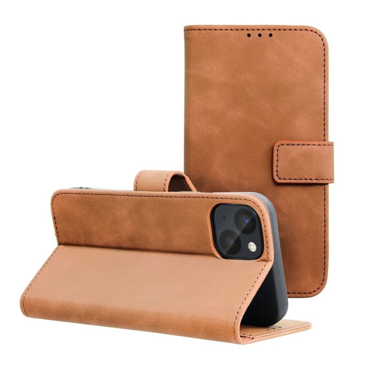 Flip case for iPhone 14 Tender Book brown
