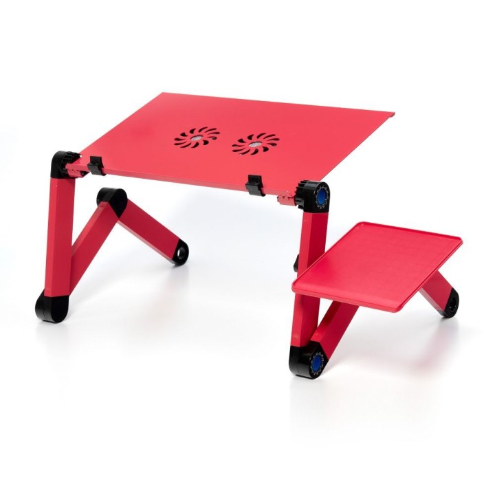 Stand for laptop universal adjustable + chłodzenie YL-803 red