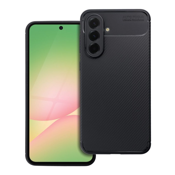 Case for Samsung A56 5G Carbon Premium black