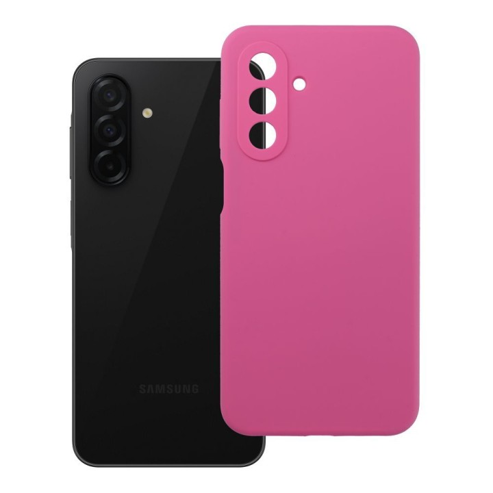 Case for Samsung A26 5G Silicone 2mm (camera protection) pink