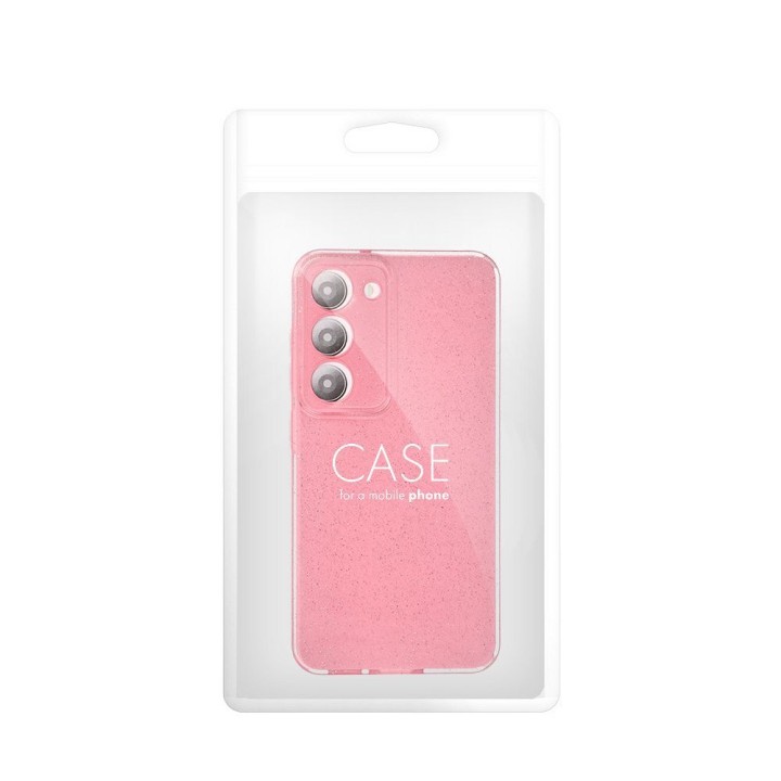 Etui na Samsung A56 5G Clear Case 2 mm Blink różowe