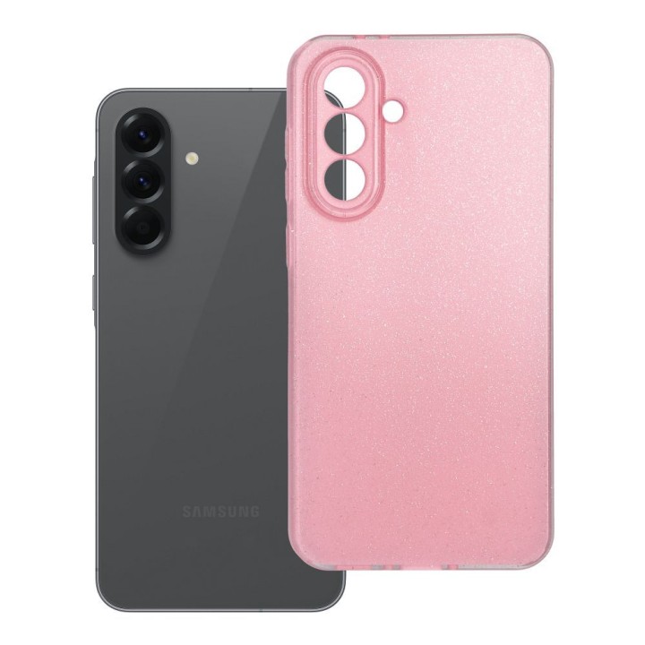Чохол для Samsung A56 5G Clear Case 2 mm Blink рожевий