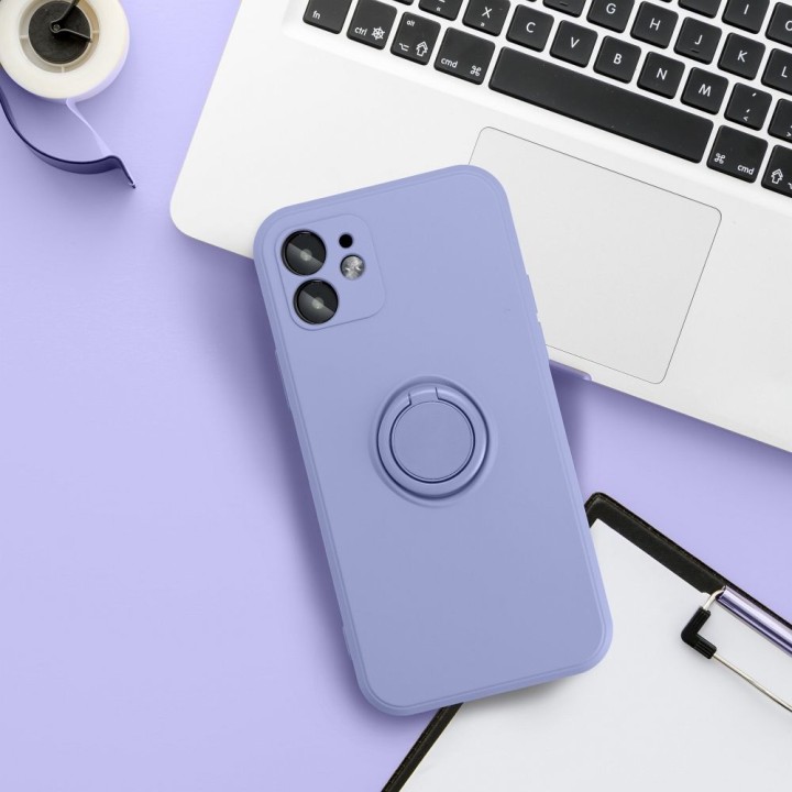 Чохол для Samsung A26 5G Silicone Ring фіолетовий