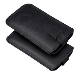 Etui wsuwane na telefon wsuwka do iPhone X / XS / 11 PRO / Samsung A40/ S10e Deko czarne
