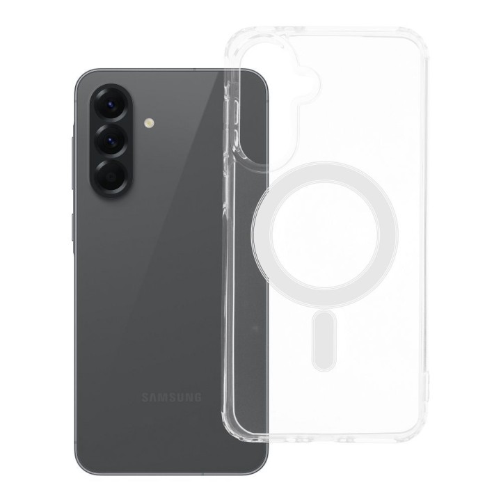 Case for Samsung A56 Clear Mag Cover (Str) MagSafe compatible transparent