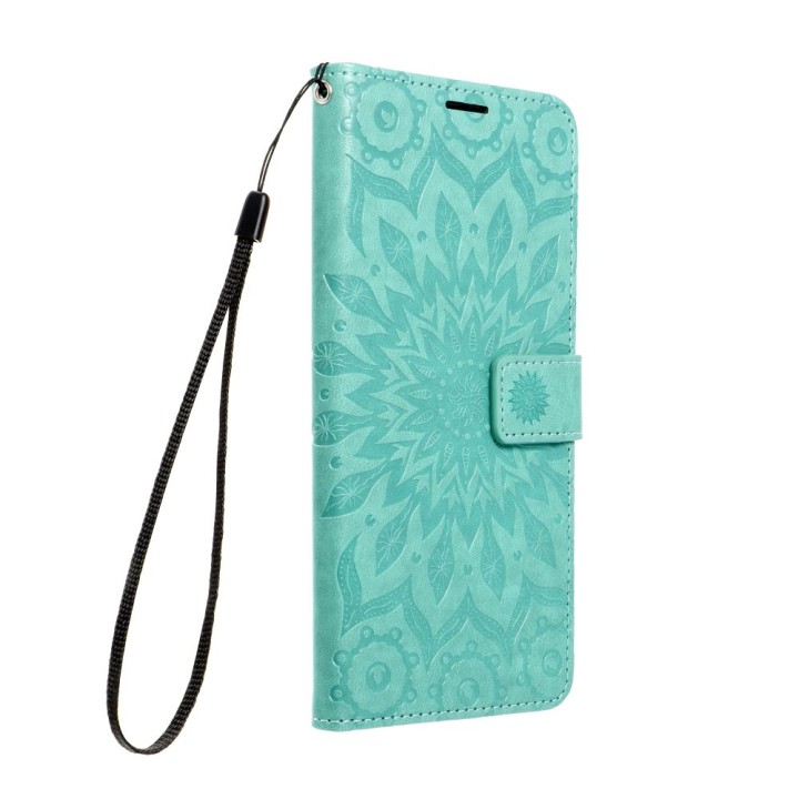 Etui z klapką na Samsung A23 5G Mezzo Book mandala zielone