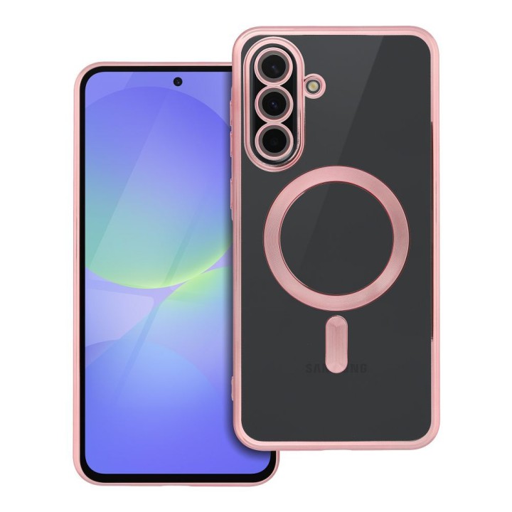 Case for Samsung A36 Electro Mag Cover compatible with MagSafe rose gold