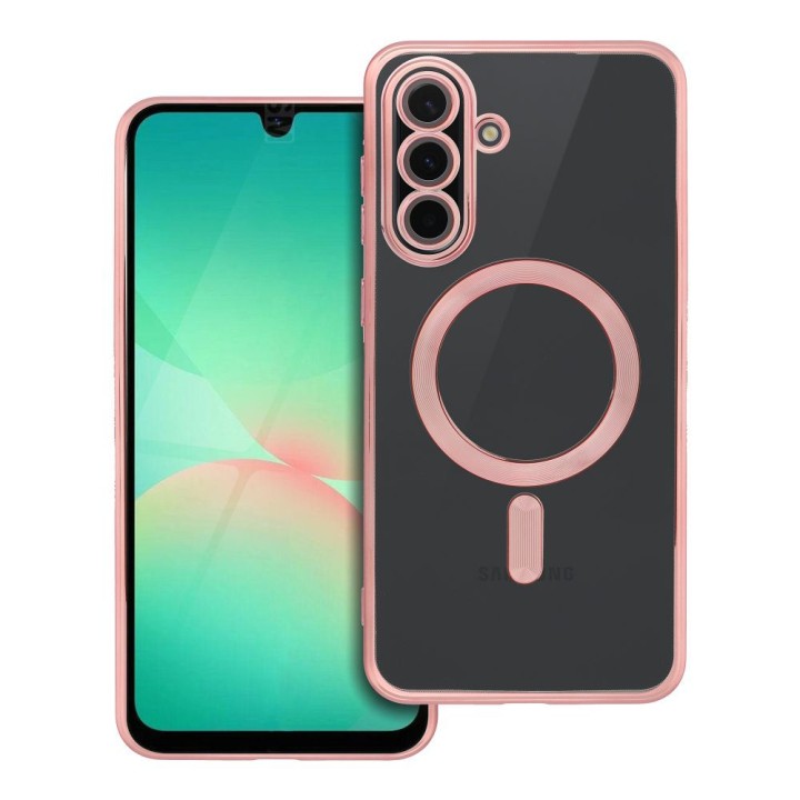 Case for Samsung A56 Electro Mag Cover MagSafe compatible gold pink