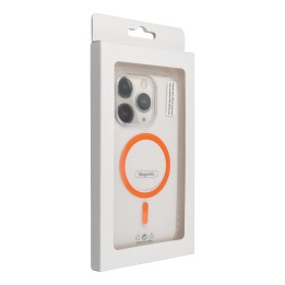 Case for iPhone 12 PRO MAX Drop Glue Colorful Ring Mag Cover compatible with MagSafe orange