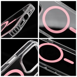 Case for iPhone 13 MINI Drop Glue Colorful Ring Mag Cover MagSafe compatible pink