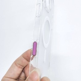 Aktywny кнопка Camera Control подходит для чехлов из серии IPHONE 16: Drop Glue / Clear Mag Cover синяя