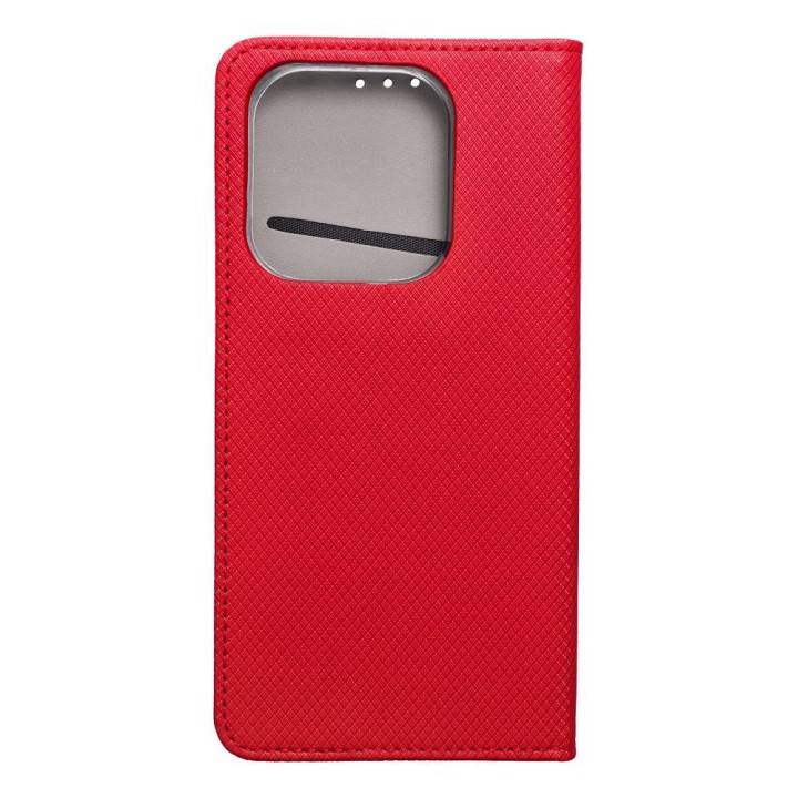 Чохол з клапаном для Xiaomi Redmi NOTE 14 4G (GLOBAL - 163,25mm x 76,55mm x 8,16mm) Smart Case Book червоний