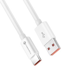Кабель USB-A – USB-C Forcell F-Energy QC4.0 3A 66W 1 m C336 білий