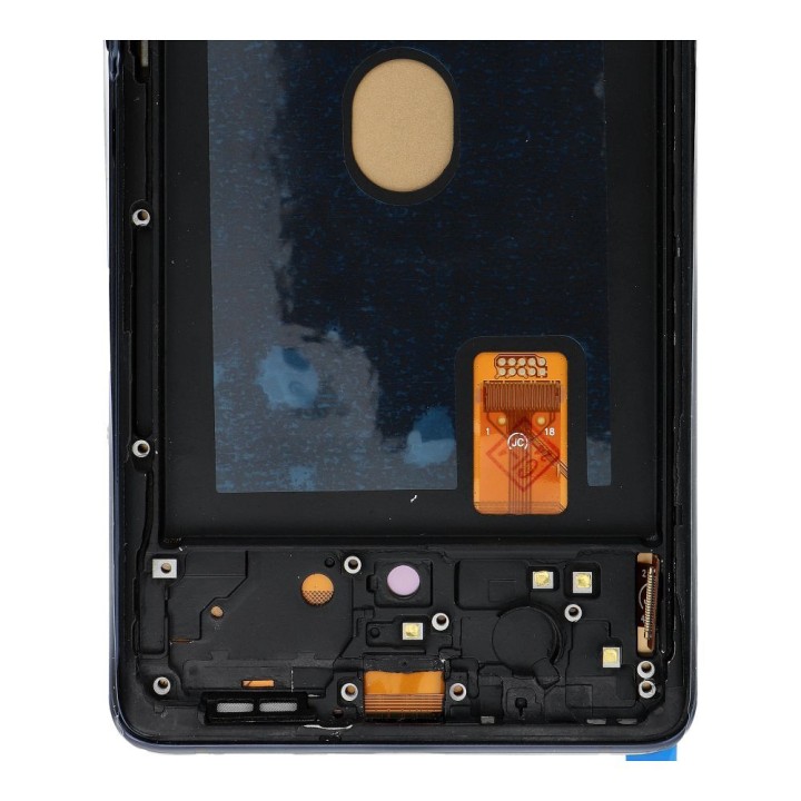 FixCell LCD display for SAMSUNG S20 FE OLED with frame dark blue