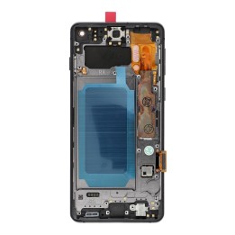 FixCell дисплей LCD для SAMSUNG S10 G973 с рамкой черный (восстановленный)