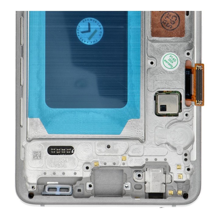 FixCell LCD display for SAMSUNG S10 G973 with frame white (refurbished)