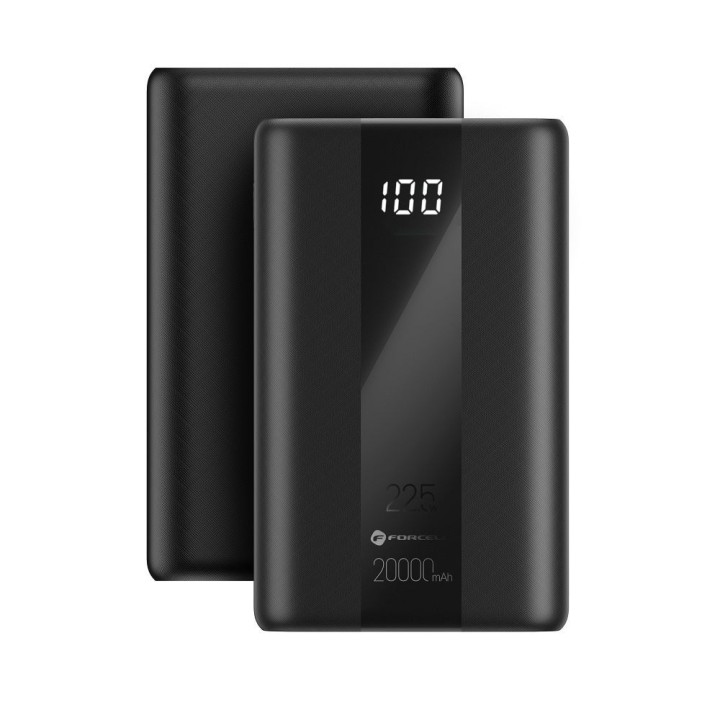Повербанк Forcell F-Energy Energo P20K2 QC3.0 PD 3A 22,5W 20000 mAh черный 0INT