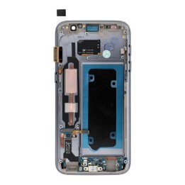 FixCell LCD display for SAMSUNG S7 with frame black (refurbished)
