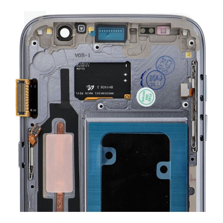 FixCell LCD display for SAMSUNG S7 with frame black (refurbished)